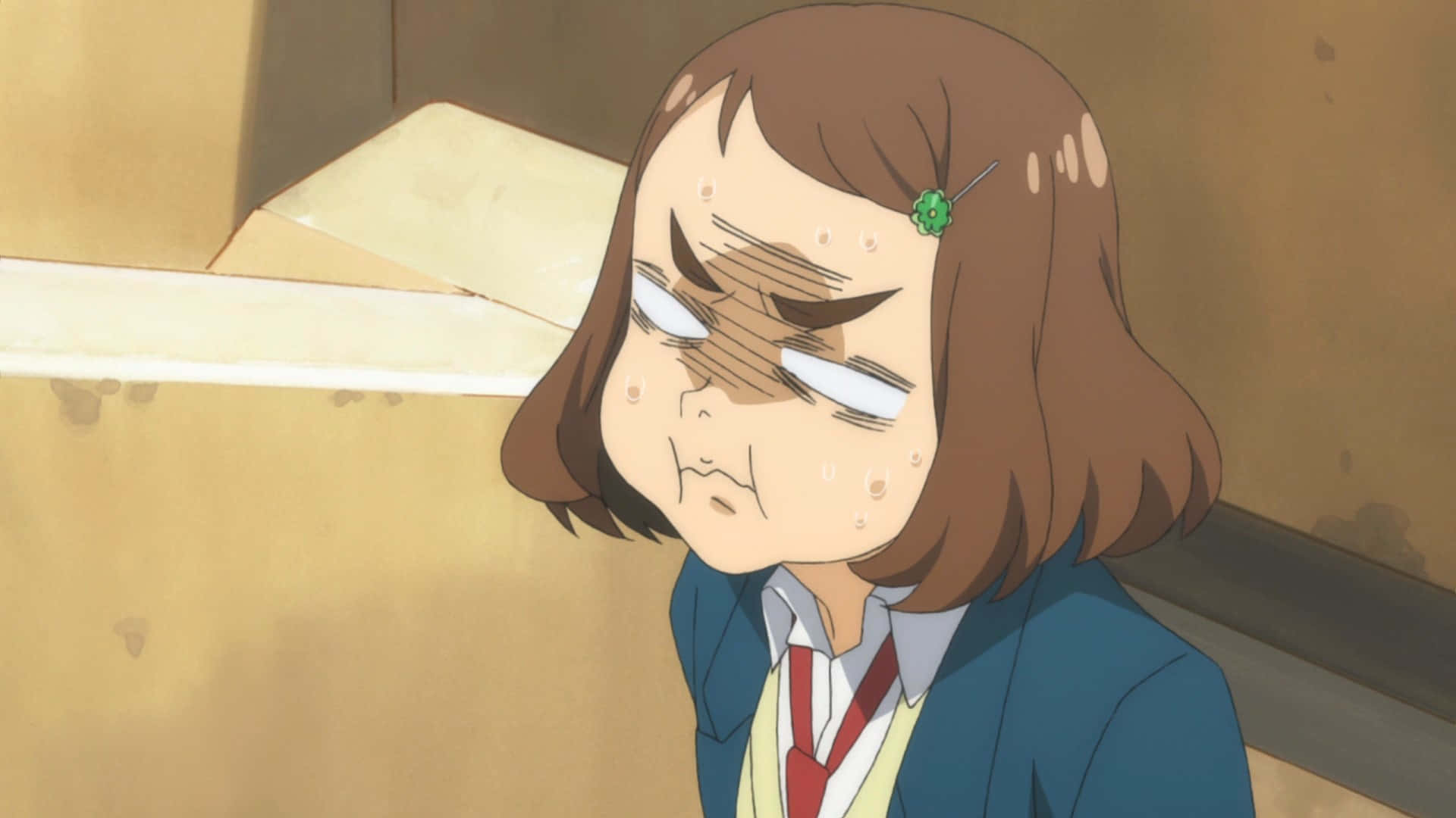 FLCL Alternative, anime girl, brown hair, Full HD Desktop Wallpaper