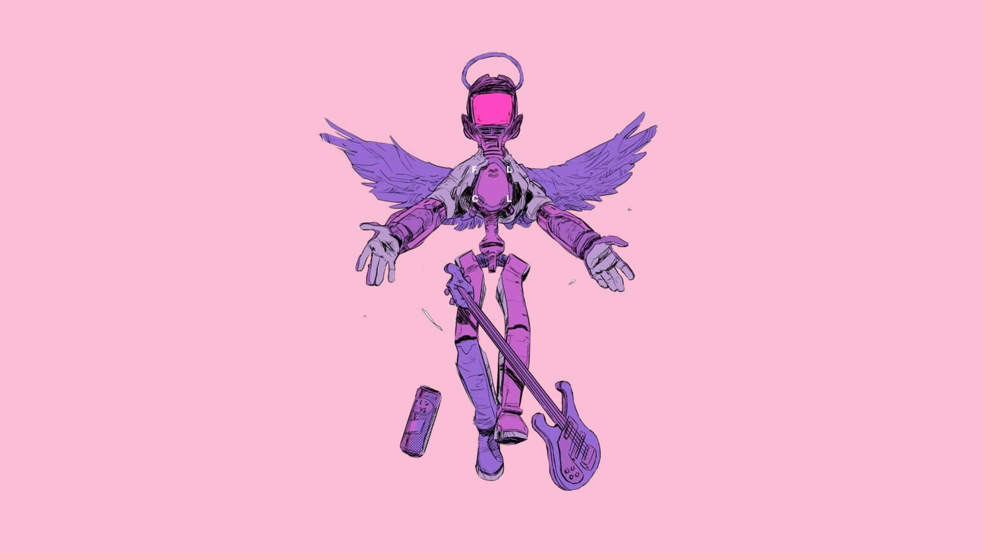 Flcl Canti, Canti, vintage TV head, Full HD Desktop Wallpaper
