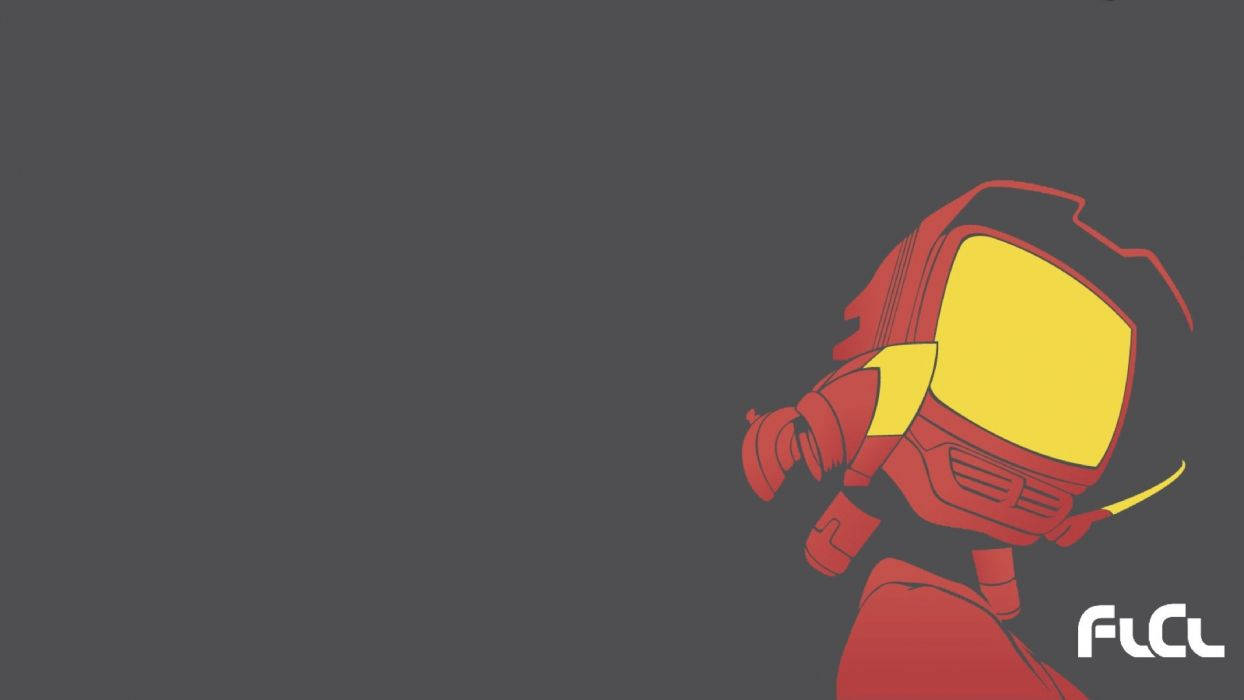 FLCL, Red Canti, red, SD Desktop Wallpaper