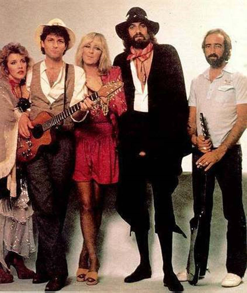 Fleetwood Mac, 1970s rock musicians, guitars, SD Phone Wallpaper
