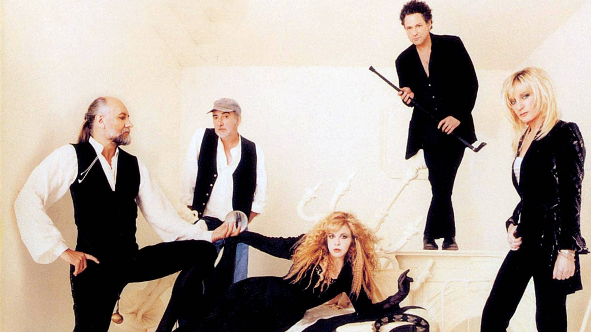 Fleetwood Mac, black and white outfits, monochrome attire, Full HD Desktop Wallpaper