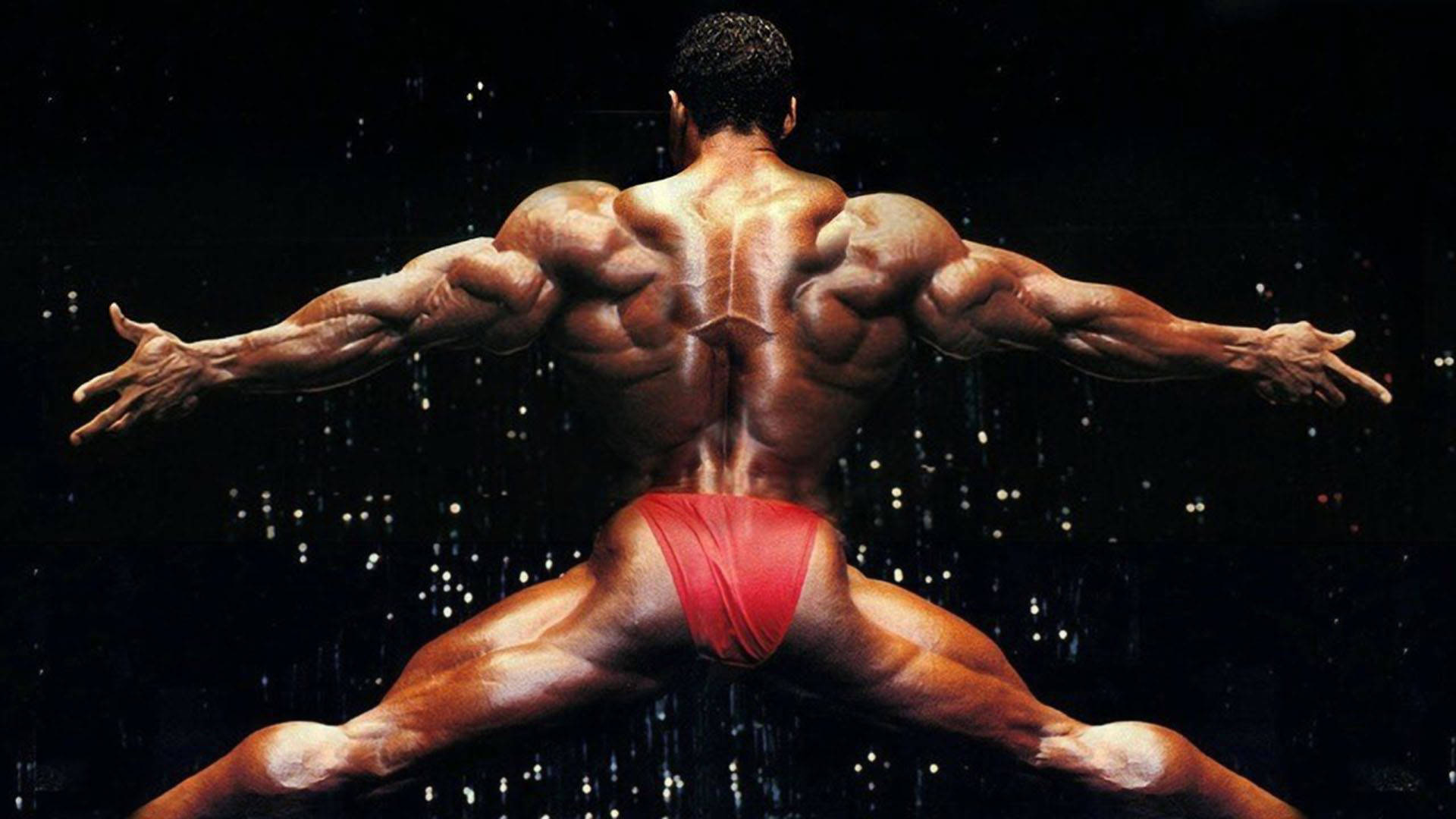Flex Wheeler, red briefs, starry night backdrop, Full HD Desktop Wallpaper