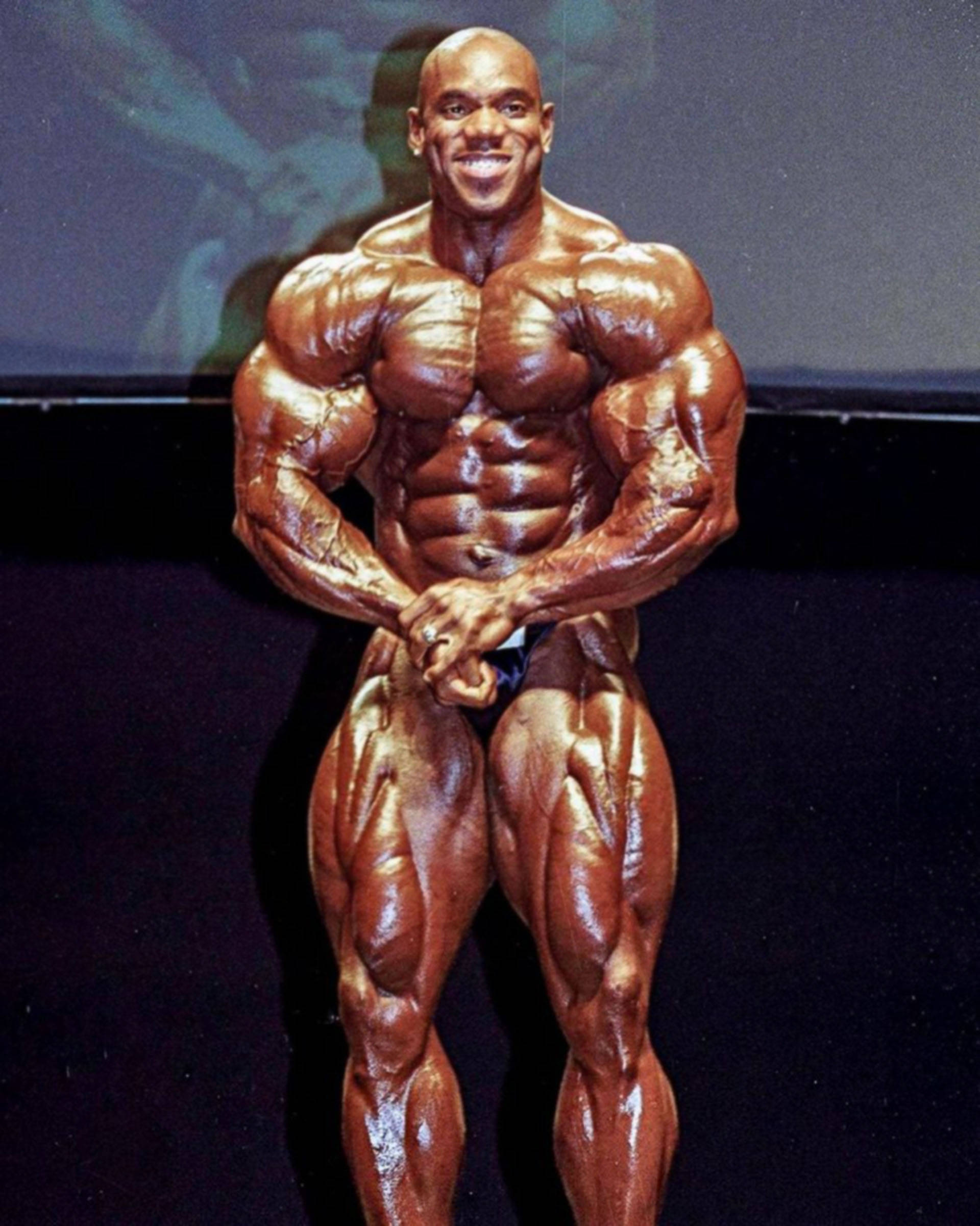 Flex Wheeler, muscular bodybuilder, oiled skin, Full HD Phone Wallpaper