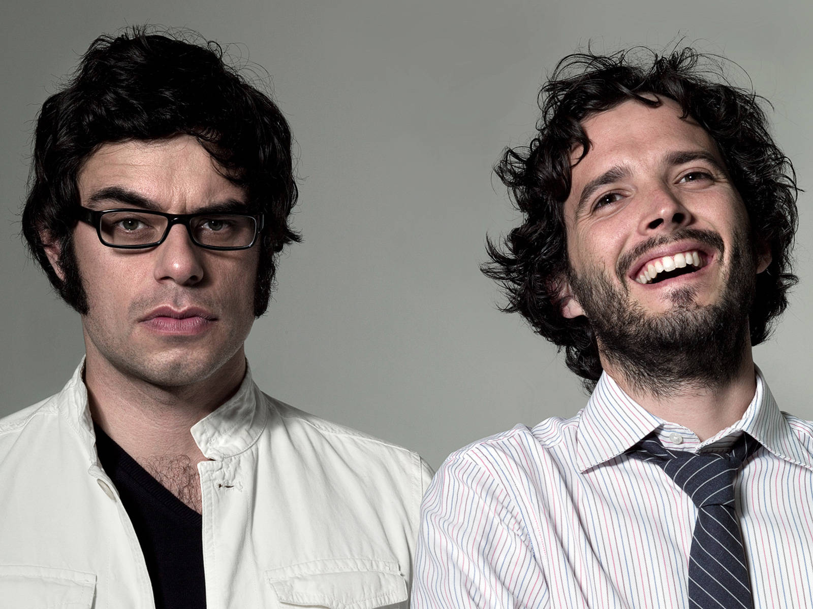 Flight Of The Conchords, white, glasses, HD Desktop Wallpaper