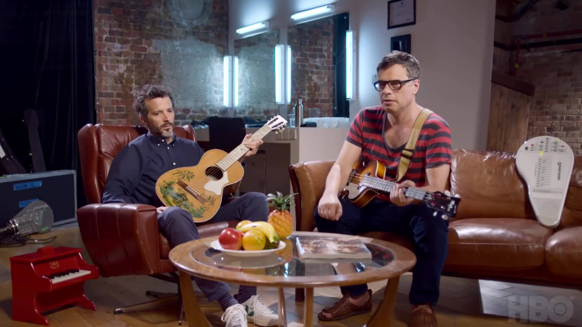 Flight Of The Conchords, acoustic guitar, ukulele, Full HD Desktop Wallpaper