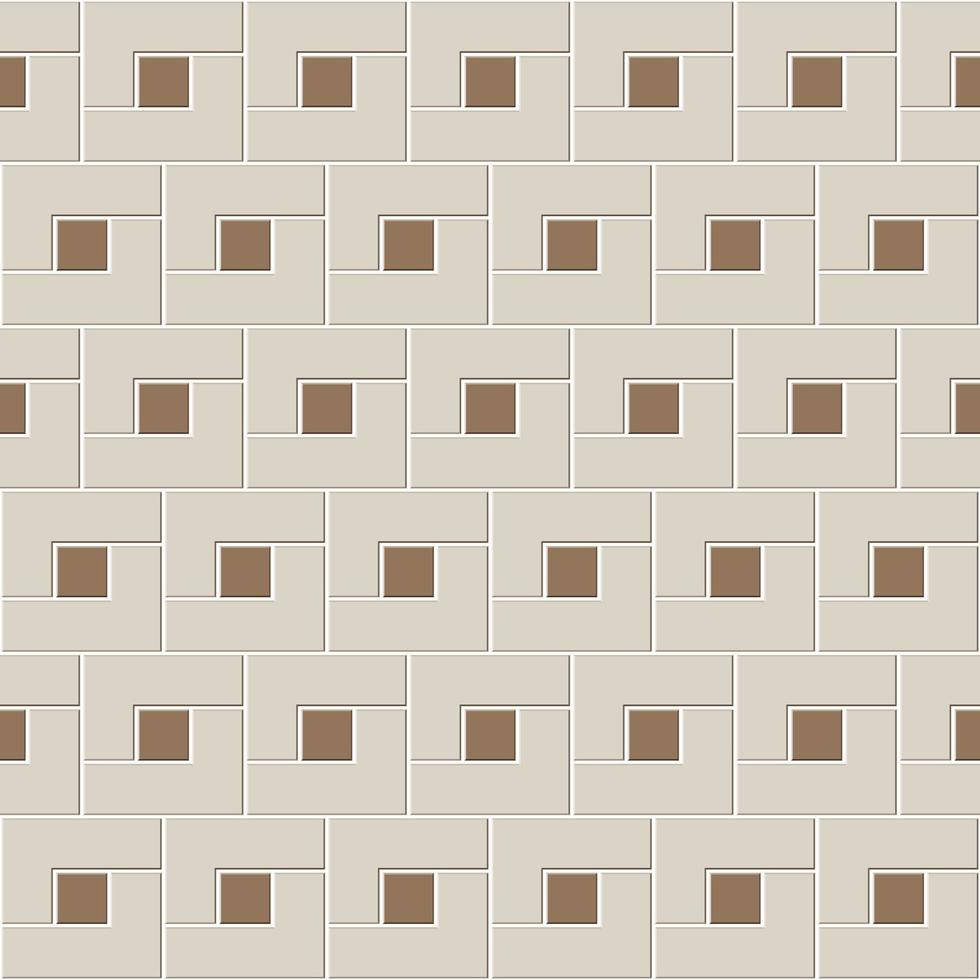 brown floor tiles, L shape blocks, beige and brown squares, SD Desktop Wallpaper