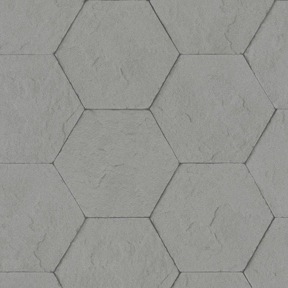 hexagon concrete floor tiles, gray, hexagonal, SD Desktop Wallpaper
