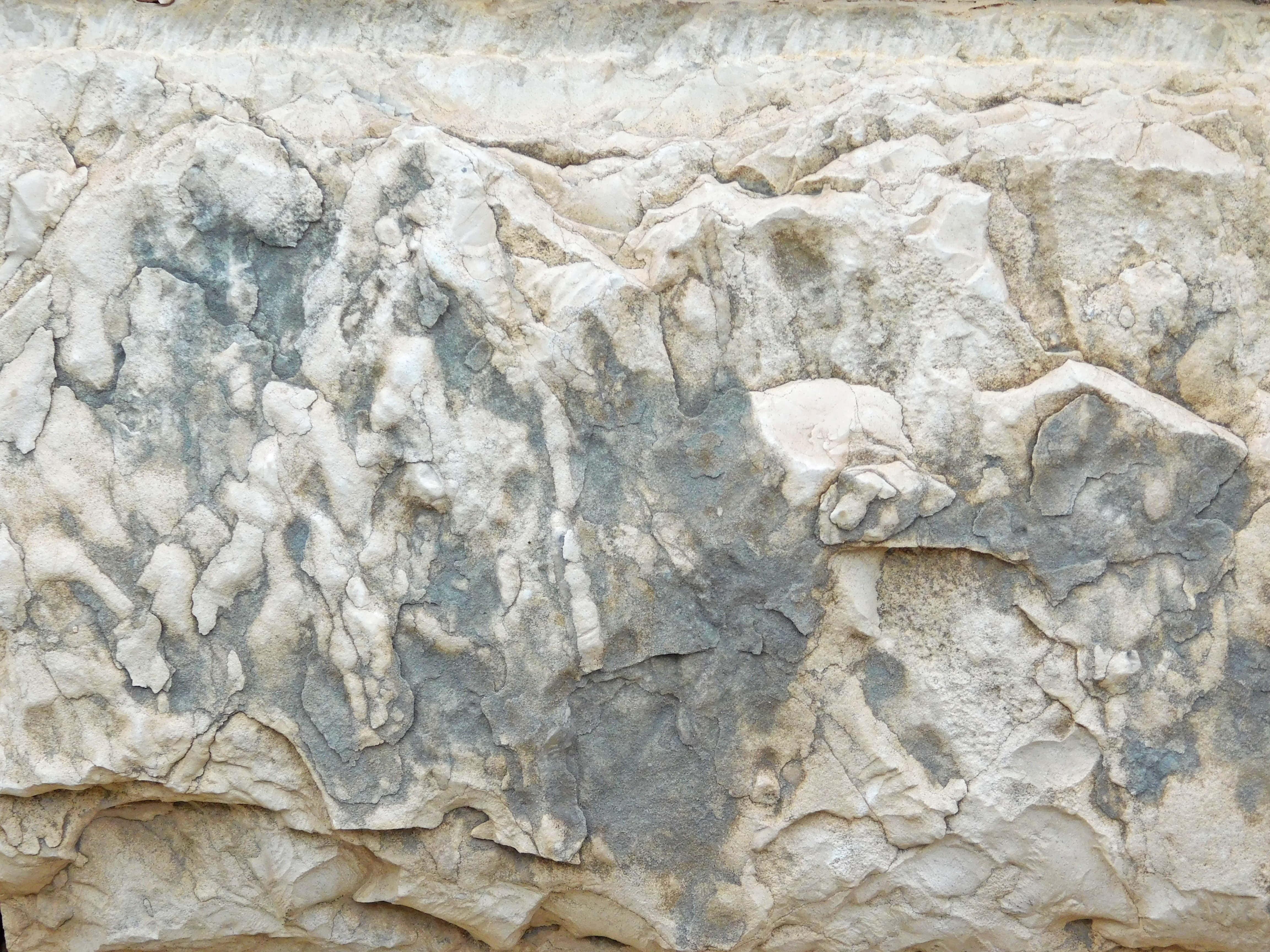 stone texture, weathered stone wall, beige gray, 4K Desktop Wallpaper
