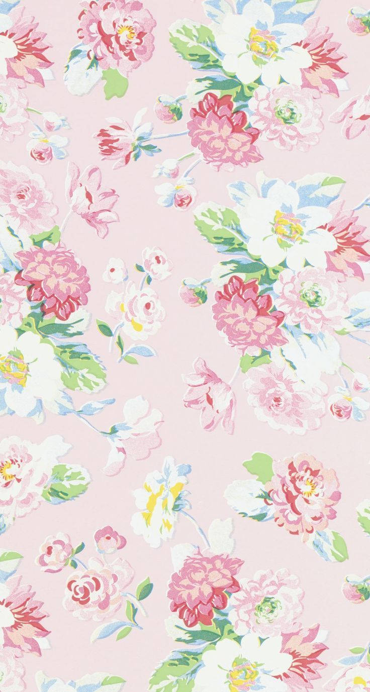 white and pink flowers, pastel flowers, pinks whites and greens, HD Phone Wallpaper