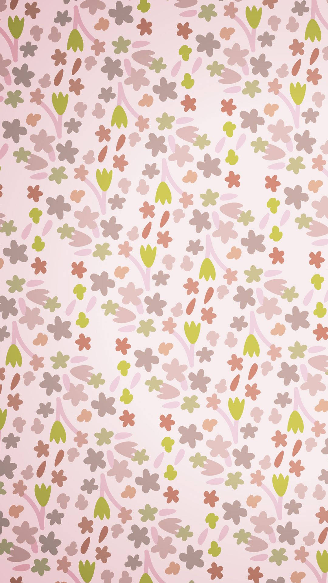 minimalist floral iphone, pastel, muted pinks, Full HD Phone Wallpaper