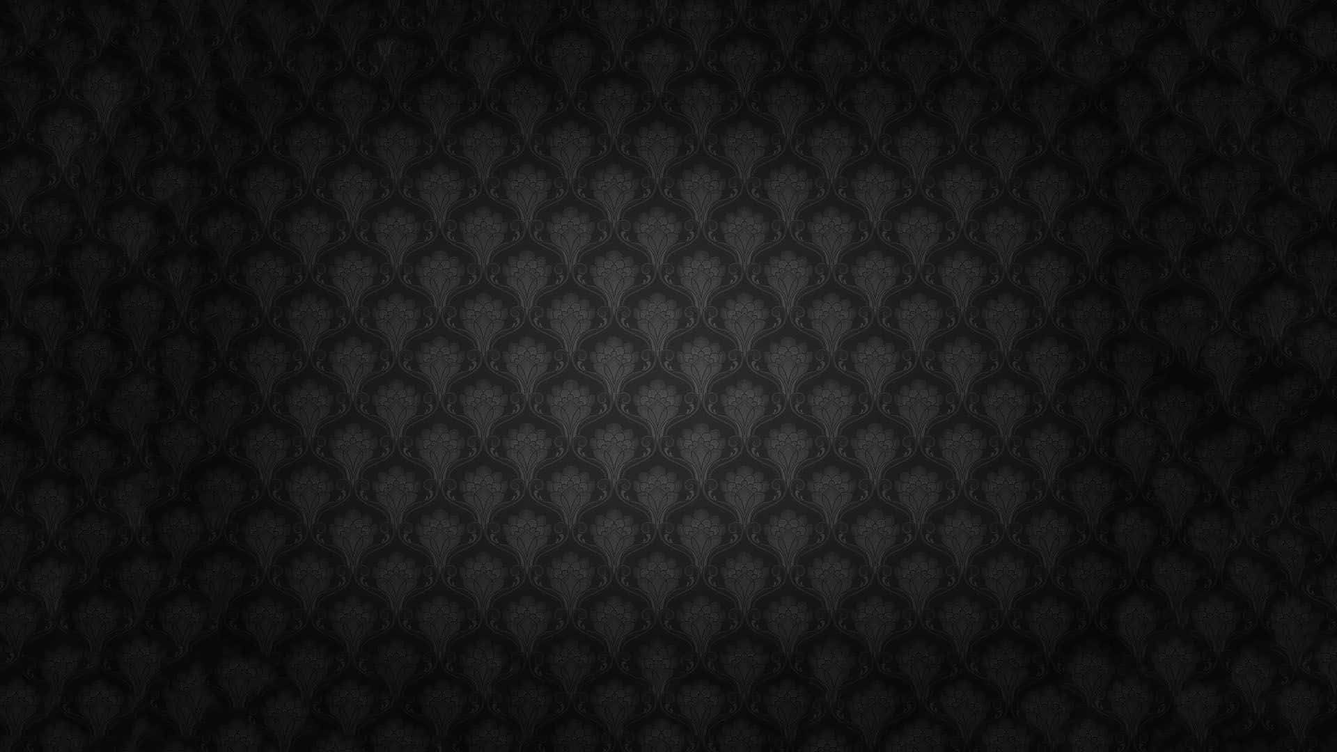 extravagant black rose patterned vignette, damask patterns, subtle gray tones, Full HD Desktop Wallpaper
