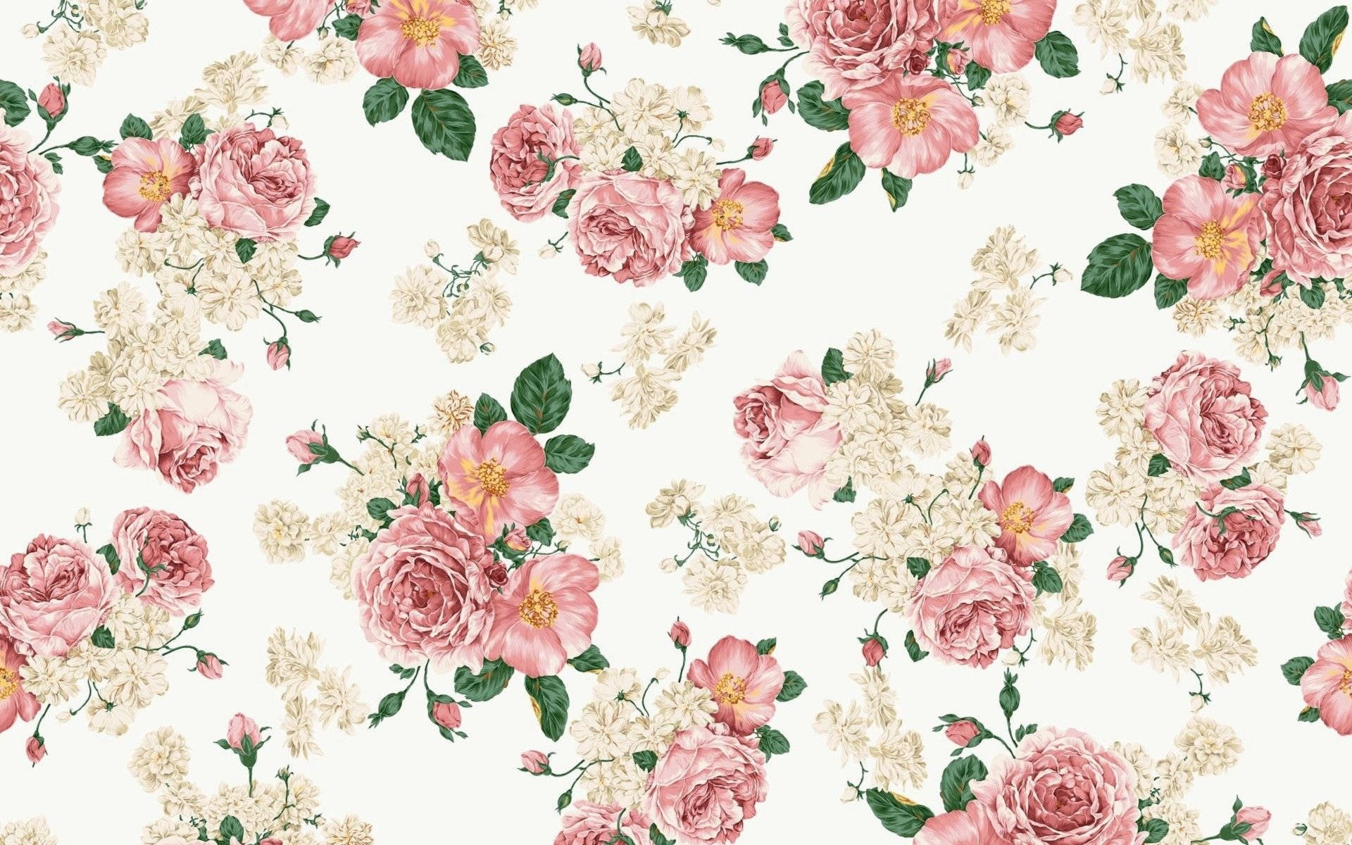 vintage pastel, pastel pink flowers bouquet, soft pink roses, Full HD Desktop Wallpaper