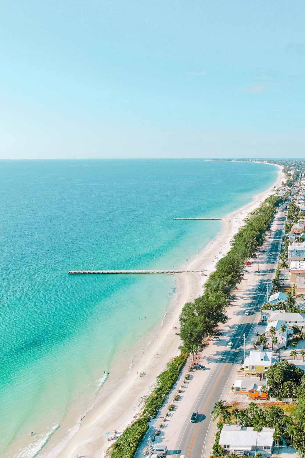 Florida Beach, white sands, turquoise waters, HD Phone Wallpaper