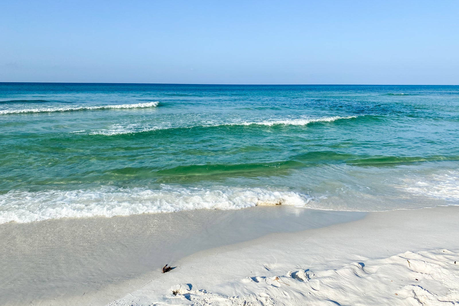 Florida Beach, emerald green waters, turquoise waves, HD Desktop Wallpaper