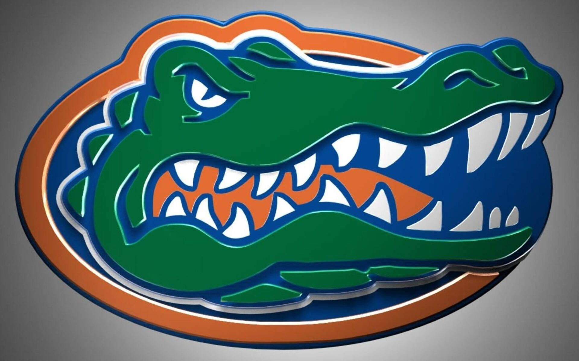 Florida Gators, emblem, green alligator logo, Full HD Desktop Wallpaper