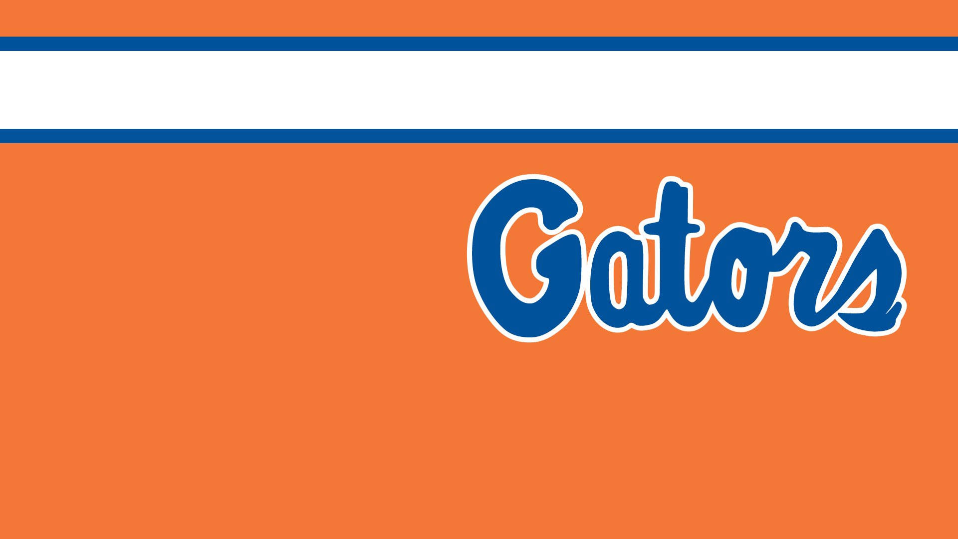 Florida Gators, Sweet Orange, blue, Full HD Desktop Wallpaper