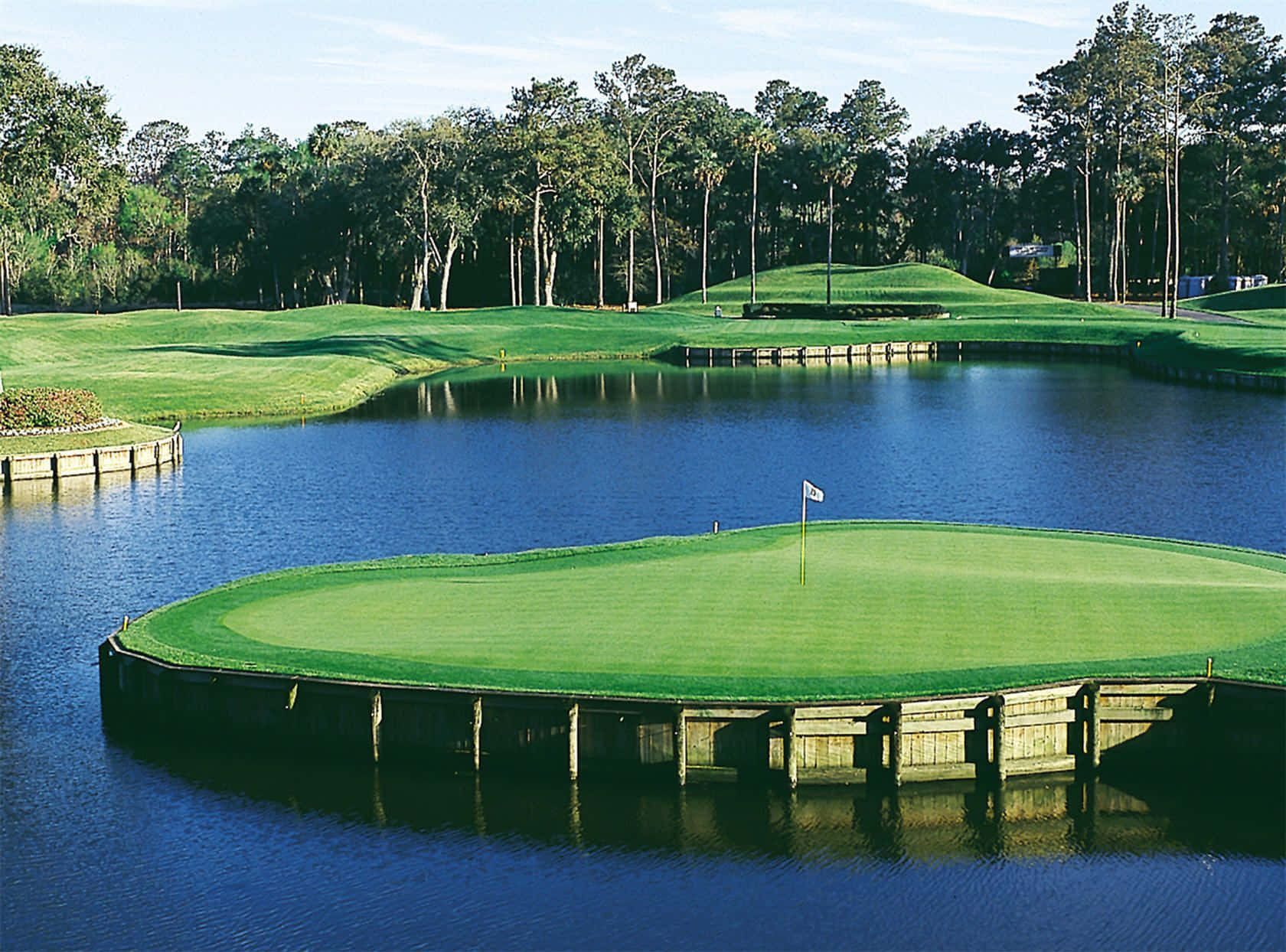 Florida Golf, golf course, lake, HD Desktop Wallpaper