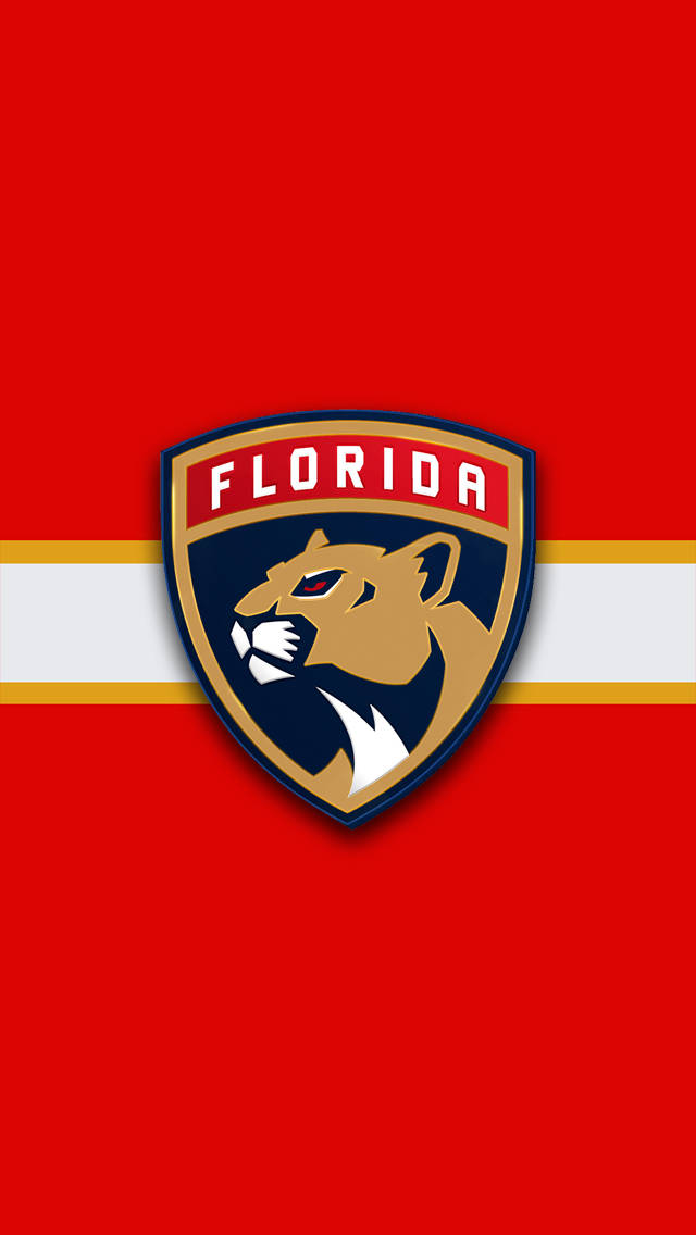 Florida Panthers, red, iPhone, SD Phone Wallpaper