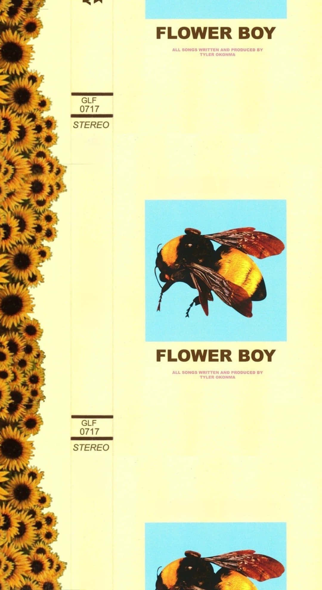 Flower Boy, sunflowers, bumblebee, Full HD Phone Wallpaper