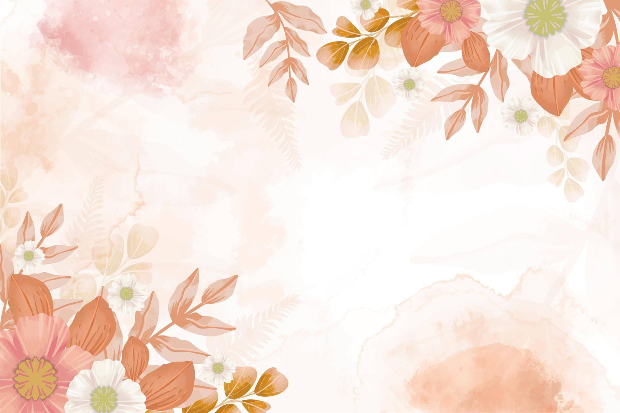 pastel colors, peach, white, Full HD Desktop Wallpaper