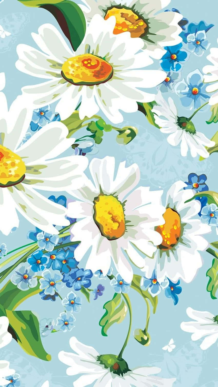 hand-crafted flower, vibrant white daisies, yellow centers, HD Phone Wallpaper
