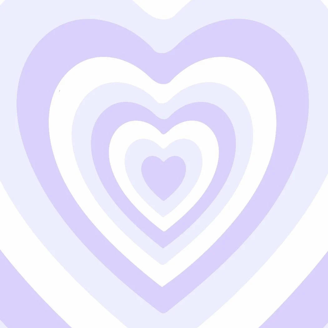 pastel purple wildflower heart, soft lavender, white, SD Desktop Wallpaper