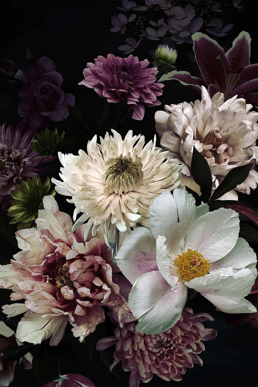flower design, fresh bouquet, white flowers, HD Phone Wallpaper