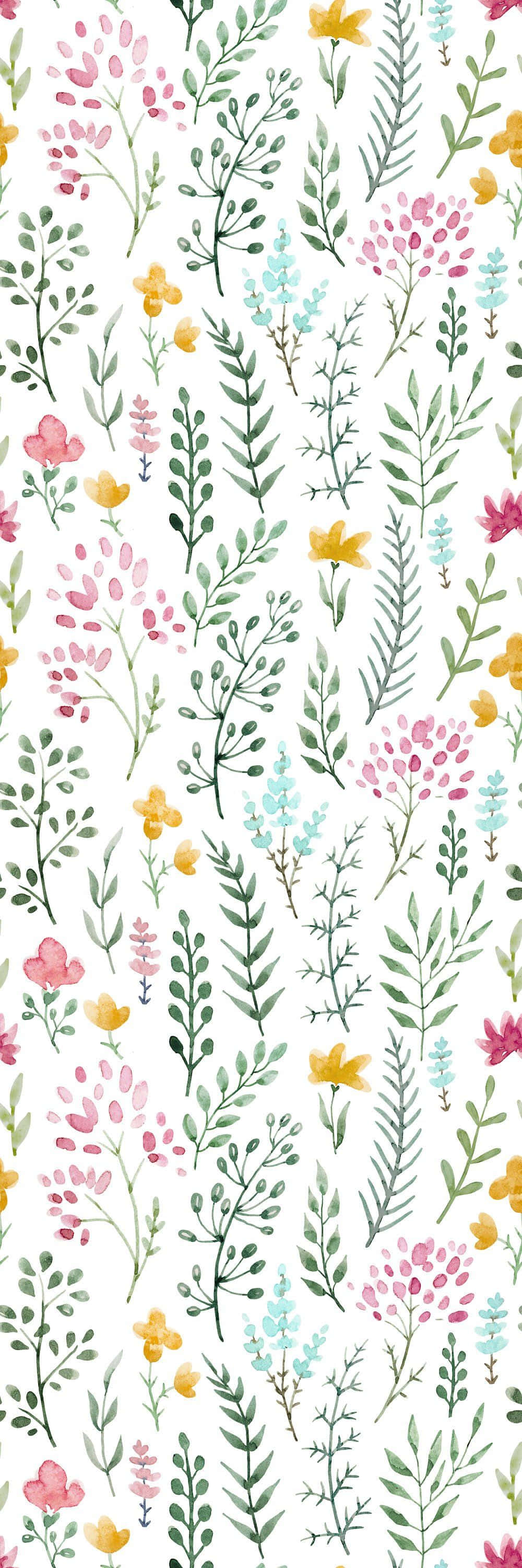 cute flower, pink, yellow, 2K Phone Wallpaper