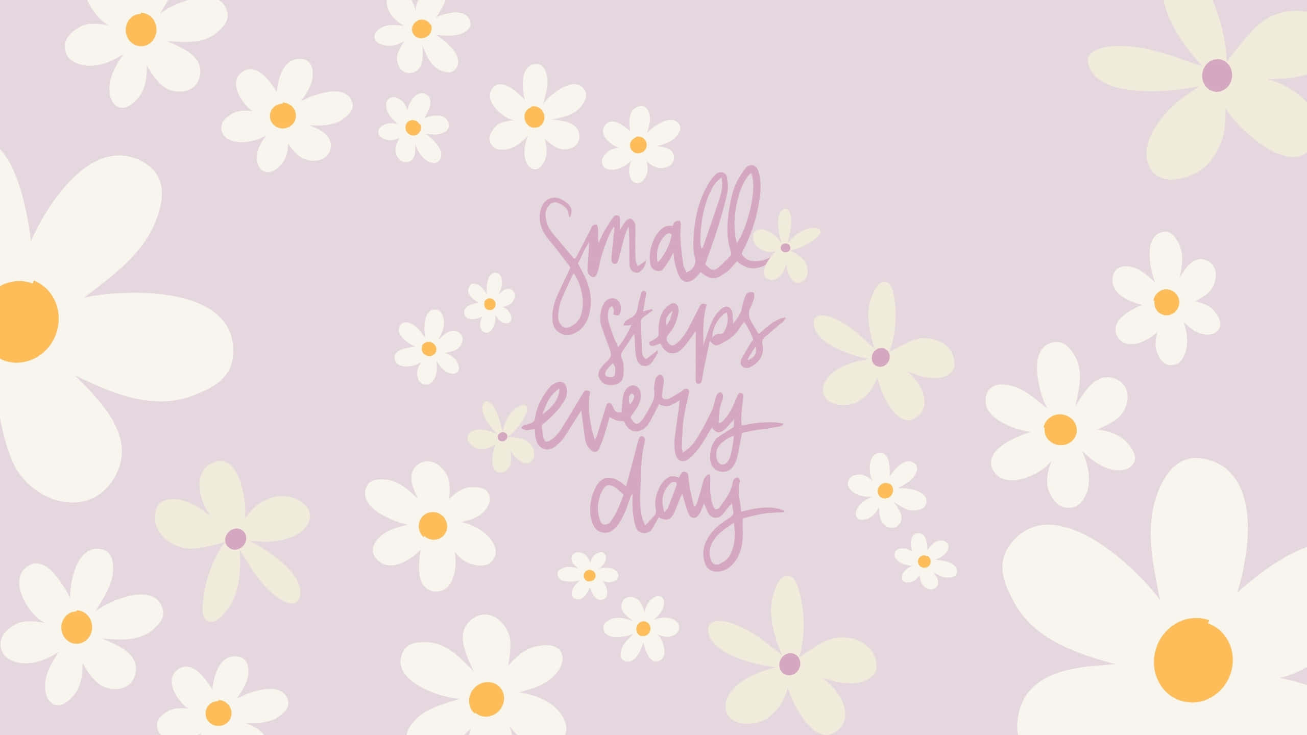 purple, preppy, inspirational, 2K Desktop Wallpaper