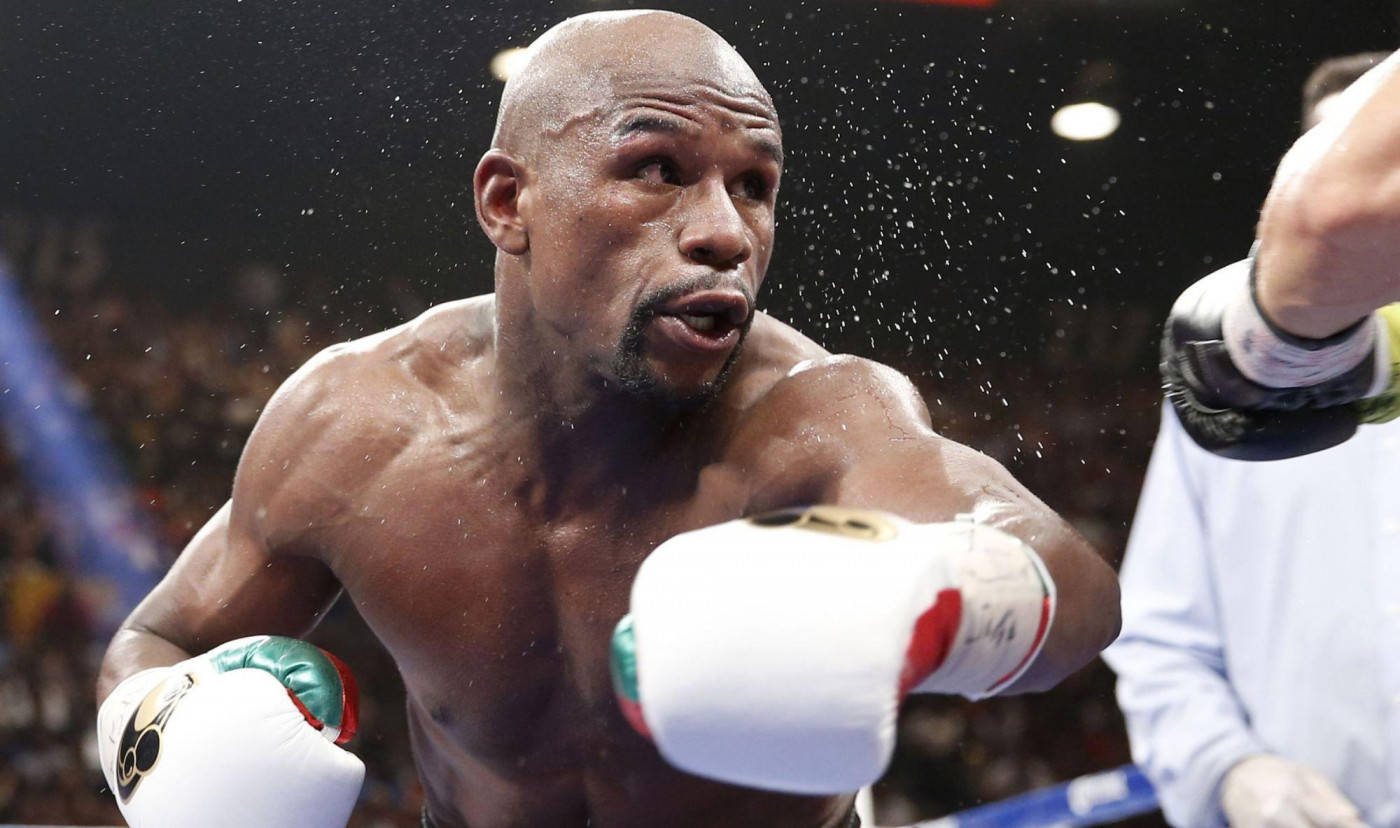 Floyd Mayweather, white gloves, powerful punch, HD Desktop Wallpaper