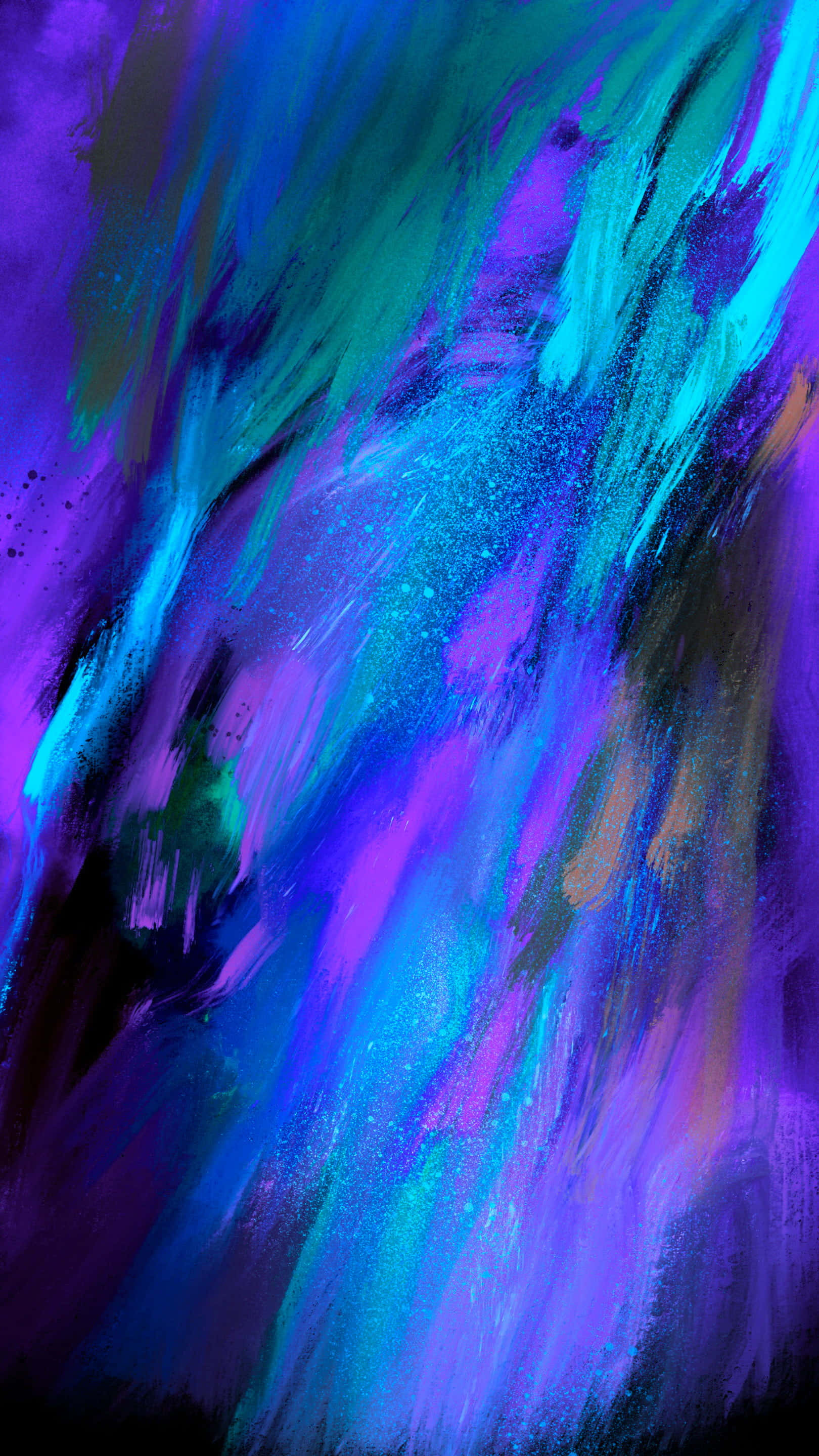 electric blue, purple, teal, 2K Phone Wallpaper