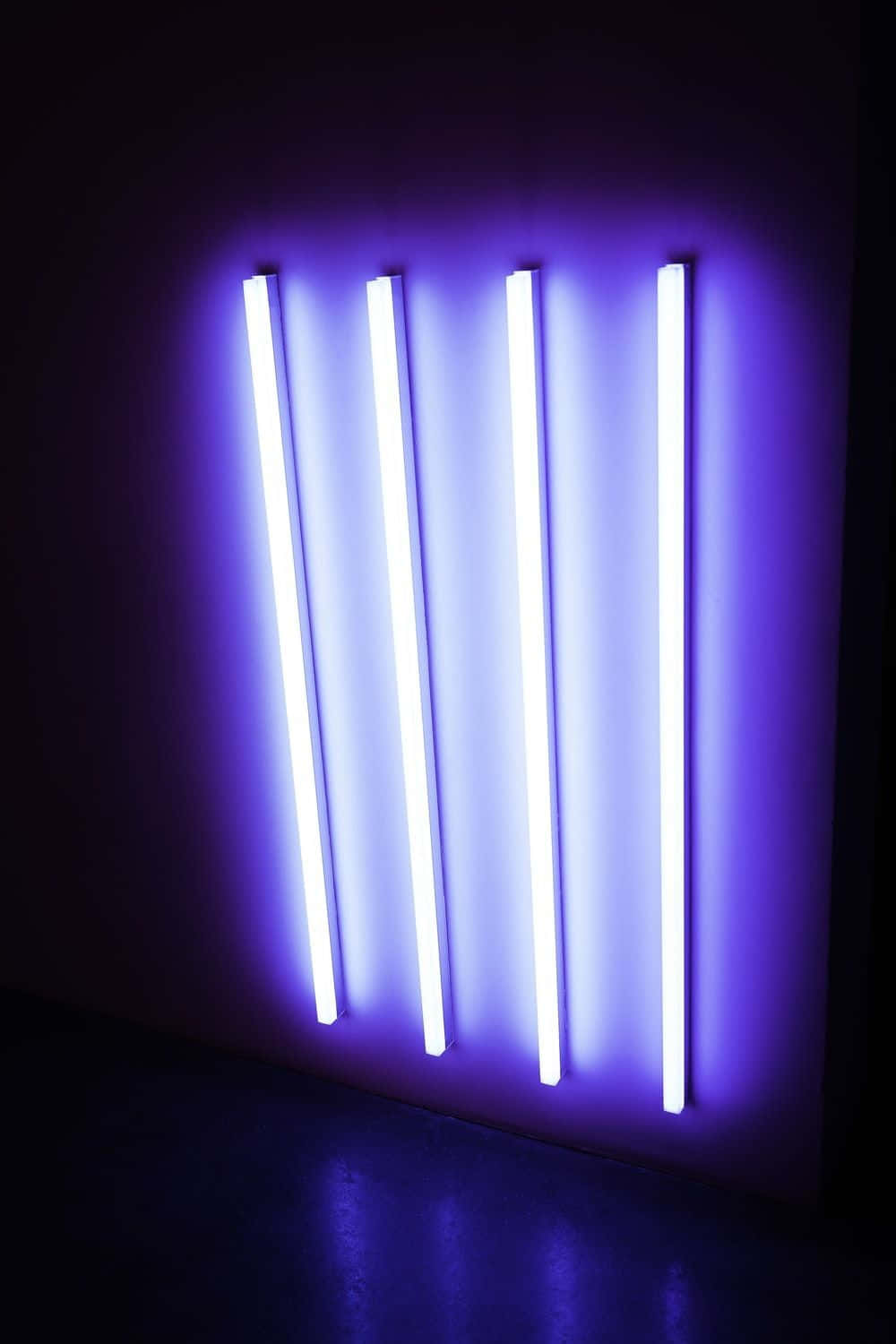 Fluorescent 1000 x 1500, purple neon tubes, dark wall, HD Phone Wallpaper