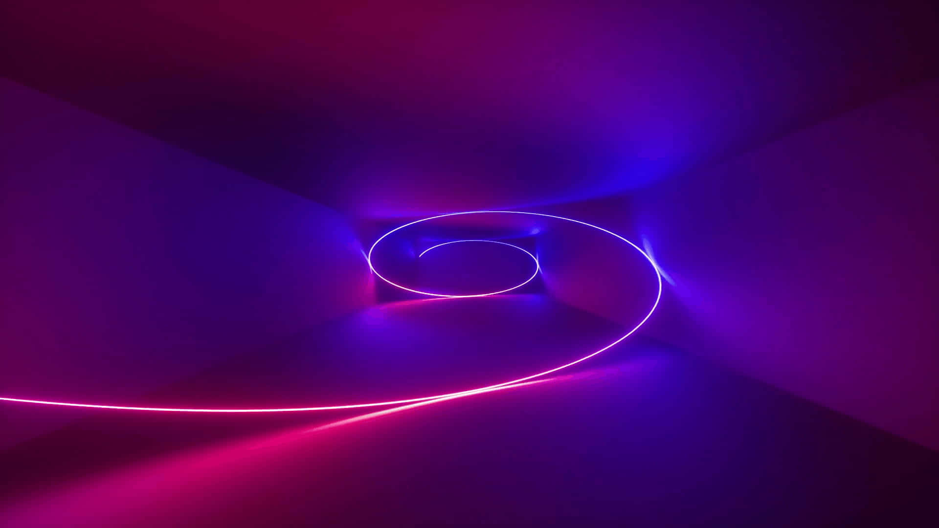 fluorescent, neon spiral, vibrant pink, Full HD Desktop Wallpaper
