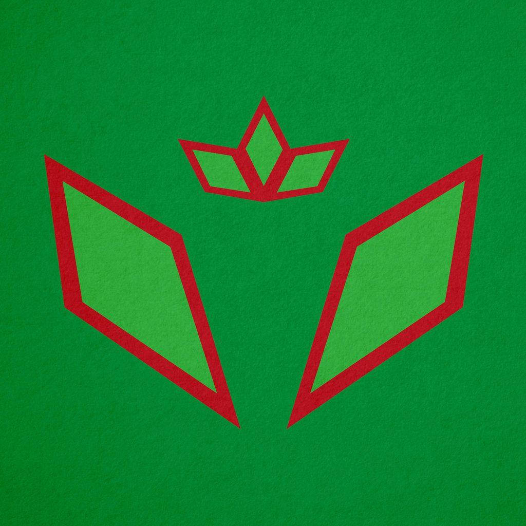 Flygon, minimalist, red outlined, SD Desktop Wallpaper