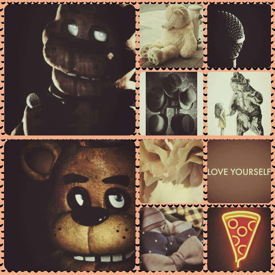 Fnaf Aesthetic, animatronic bears, teddy bear, SD Desktop Wallpaper