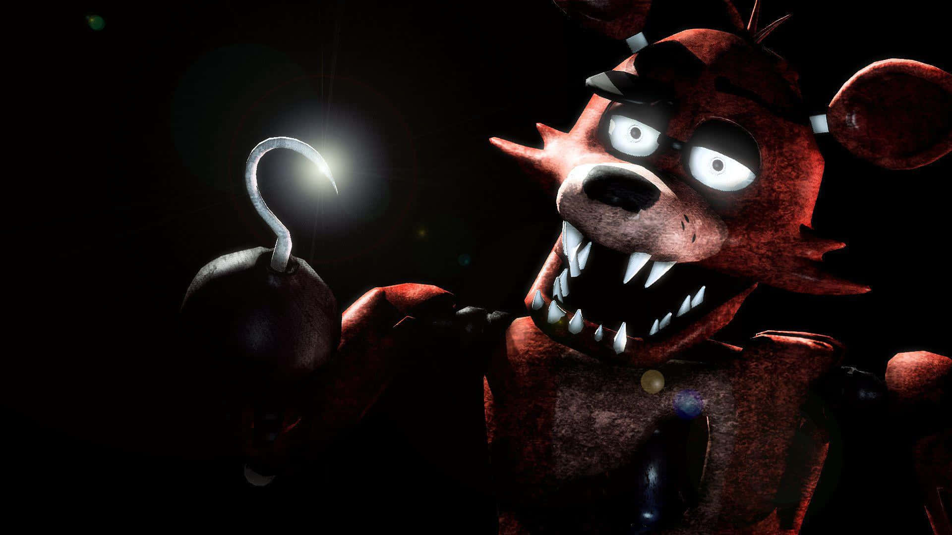 FNAF, Foxy, red animatronic fox, Full HD Desktop Wallpaper