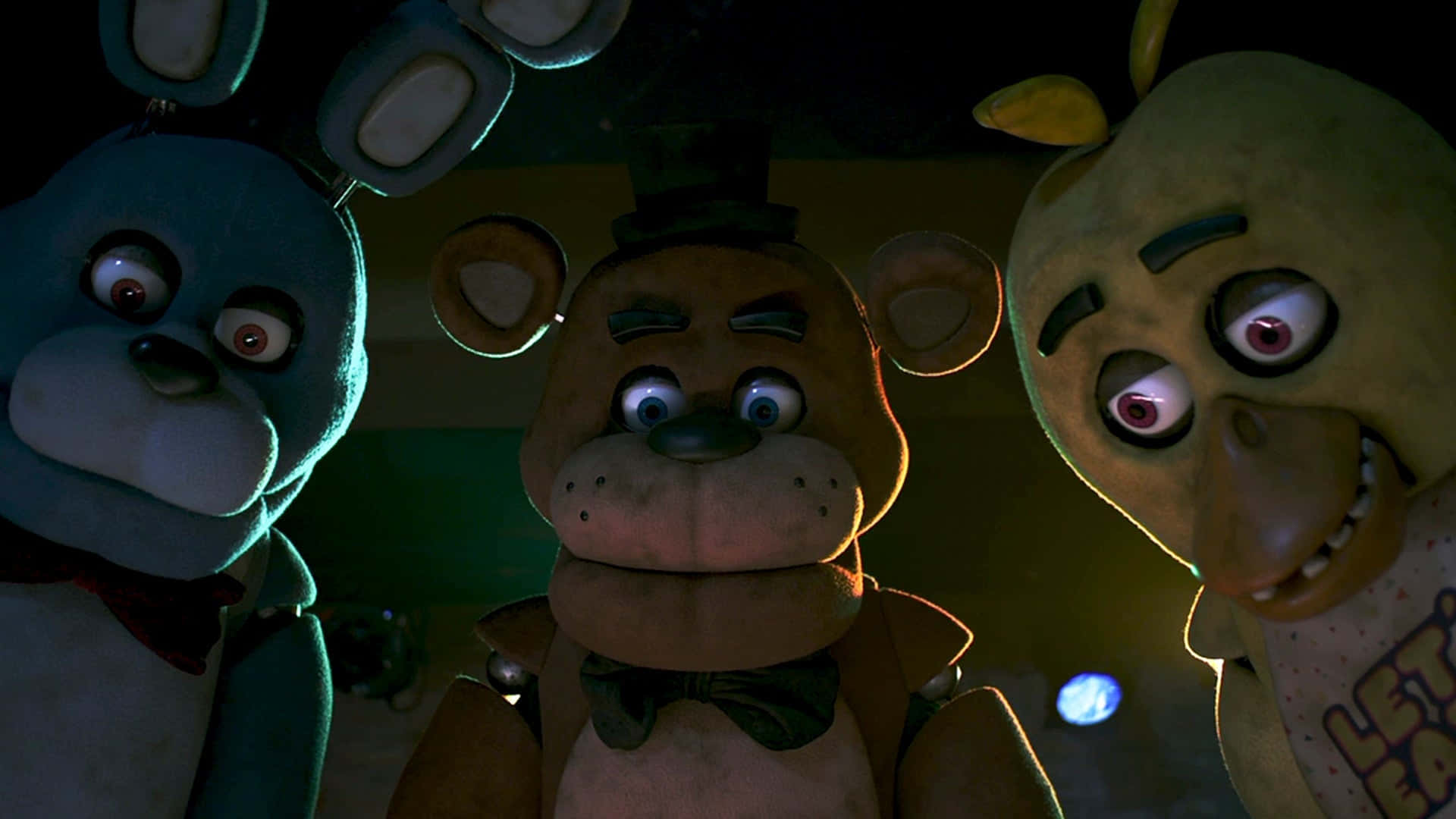 Fnaf Movie, animated characters, closeup, Full HD Desktop Wallpaper