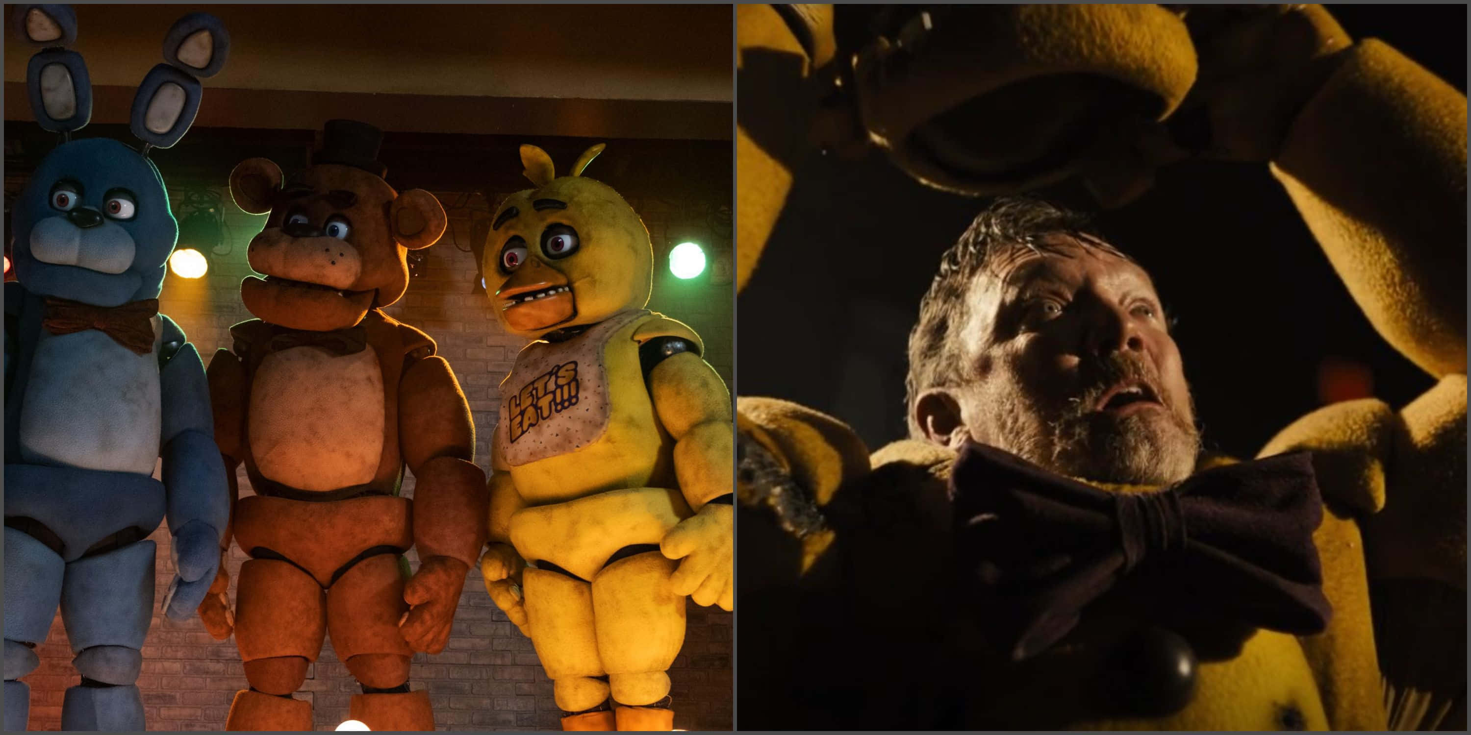 Fnaf Movie, animatronics, man in a bowtie, 2K Desktop Wallpaper