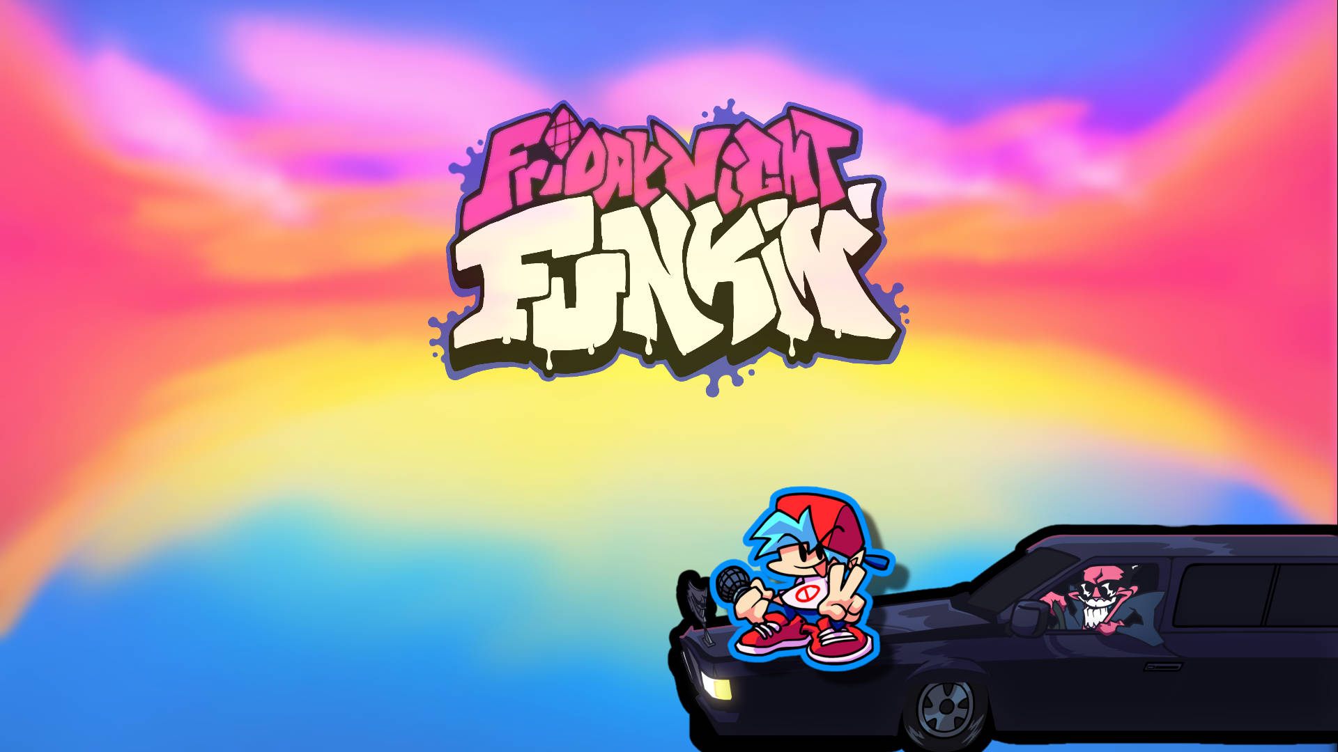 FNF, limousine, boyfriend, Full HD Desktop Wallpaper