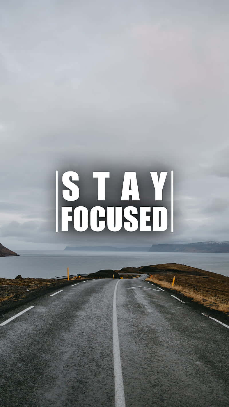 Focused Road, winding coastal road, distant cliffs, HD Phone Wallpaper