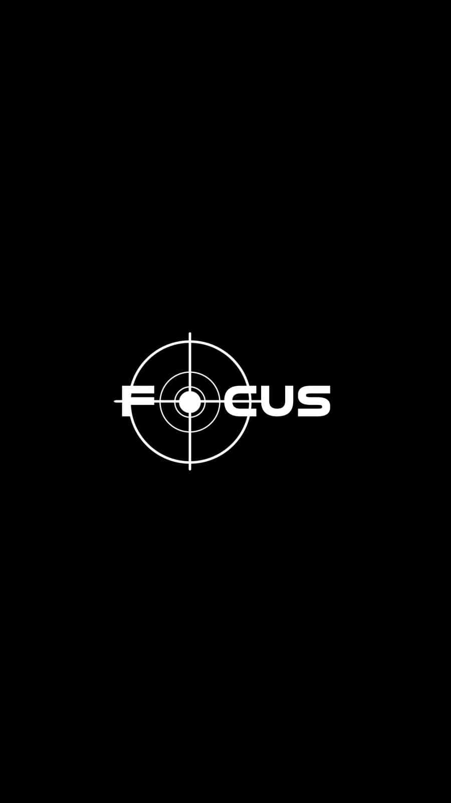 Focused Crosshair, crosshair, bold white letters, HD Phone Wallpaper