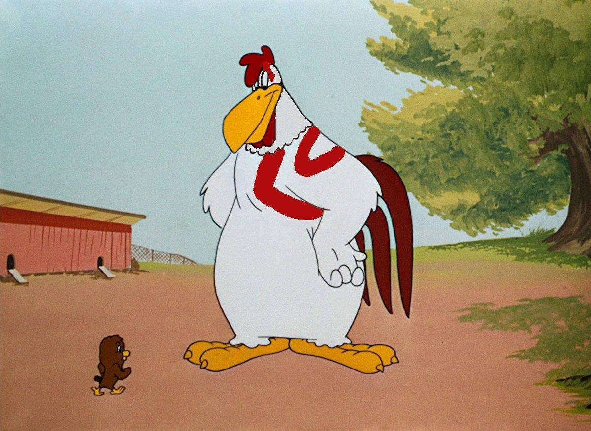 Foghorn Leghorn, red comb, scarf, SD Desktop Wallpaper