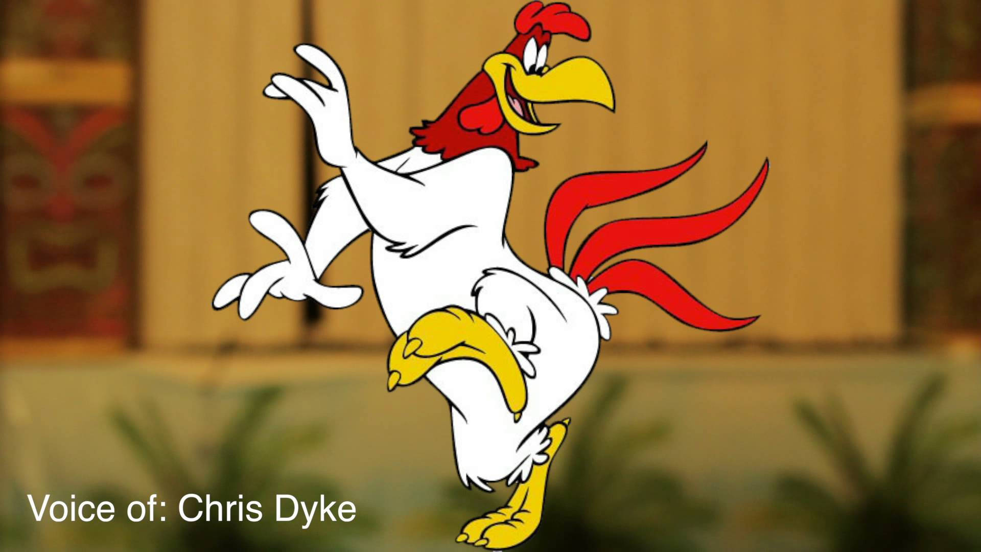 Foghorn Leghorn, red comb, tail feathers, Full HD Desktop Wallpaper