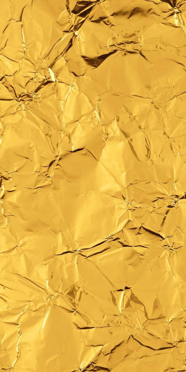 iPhone 12 Pro Max, gold foil, crumpled, HD Phone Wallpaper