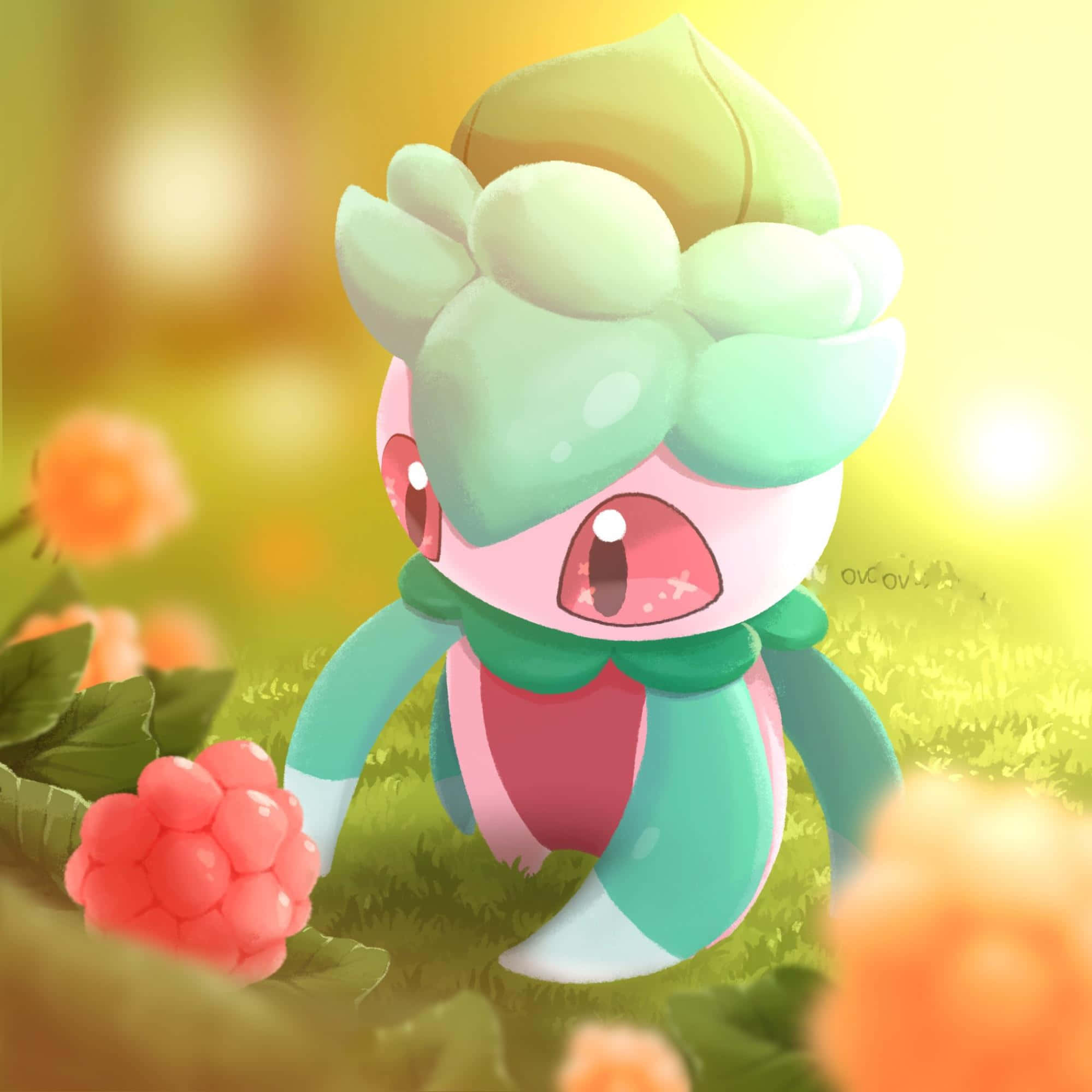 Fomantis, pink, teal, Full HD Desktop Wallpaper