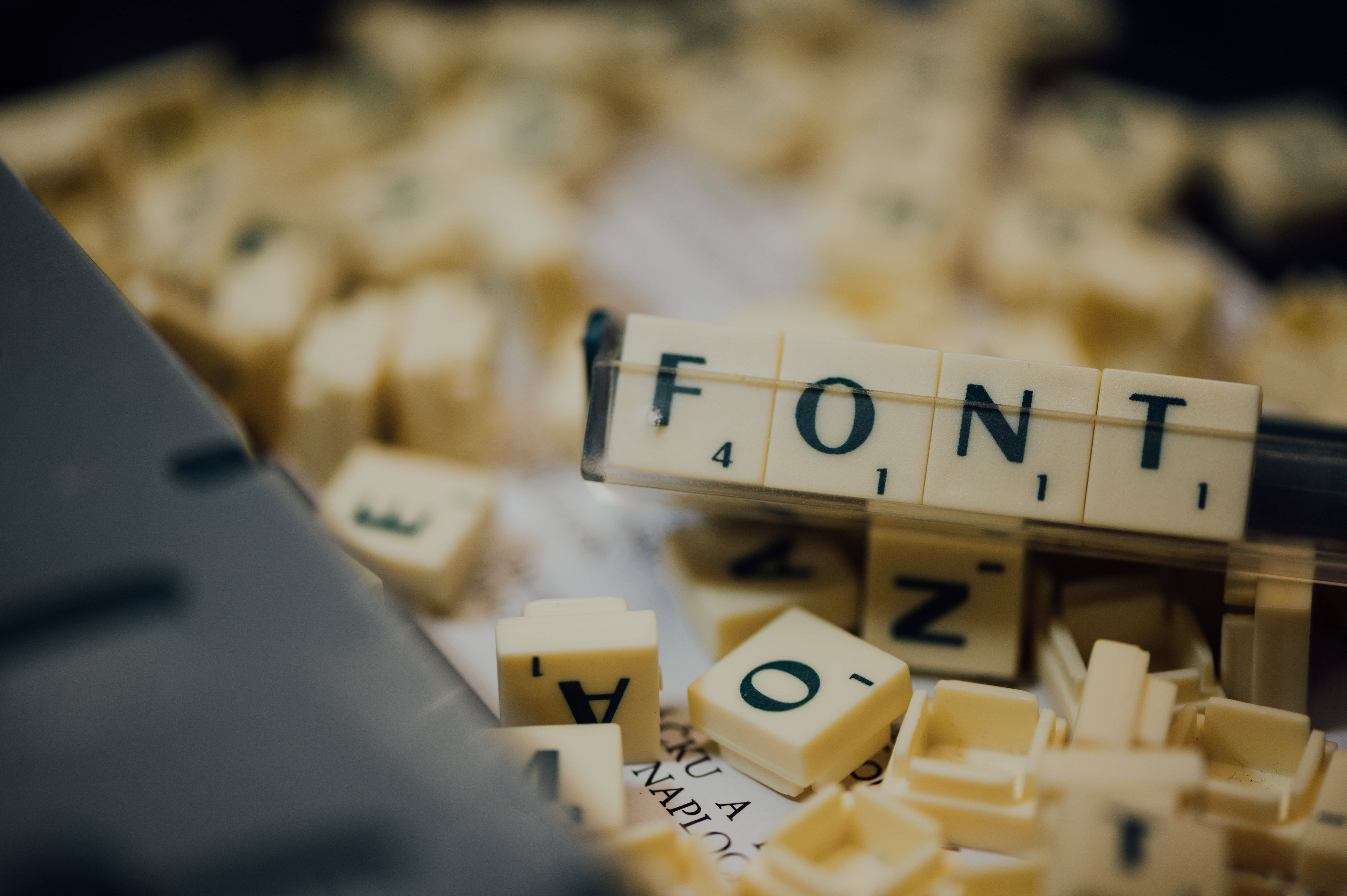 Scrabble tiles, FONT, cream-colored, 5K Desktop Wallpaper