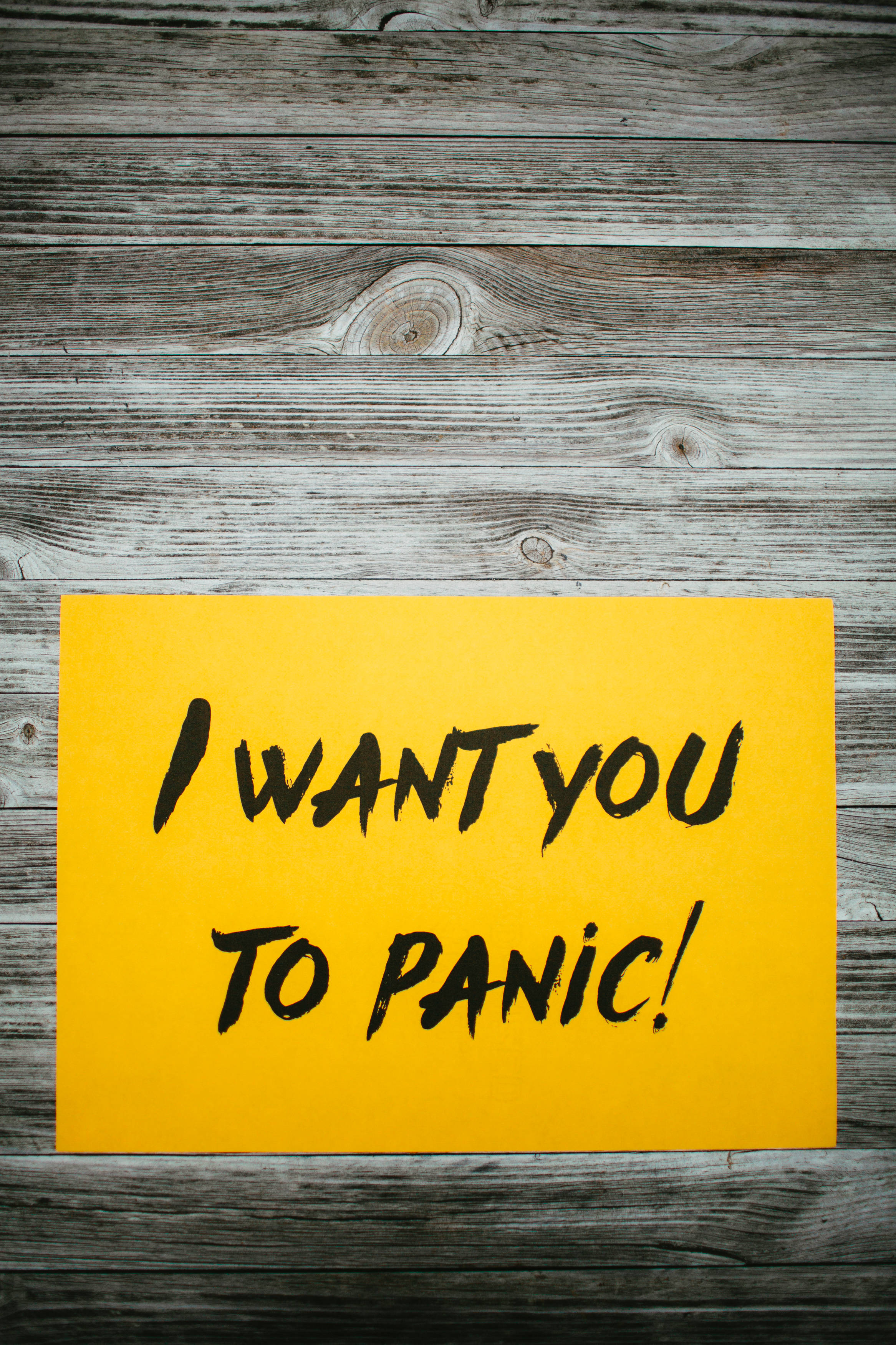 Indie Font, Post-It Note, bold yellow paper, 2K Phone Wallpaper
