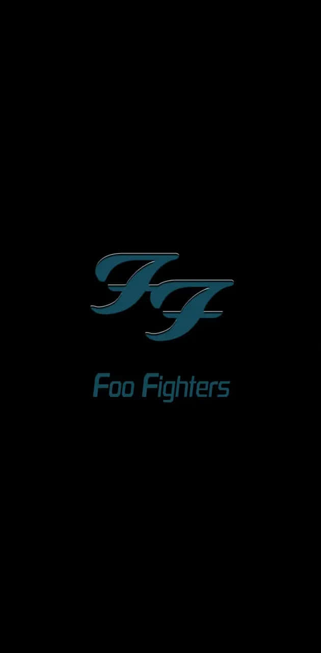 Foo Fighters, teal, black background, HD Phone Wallpaper