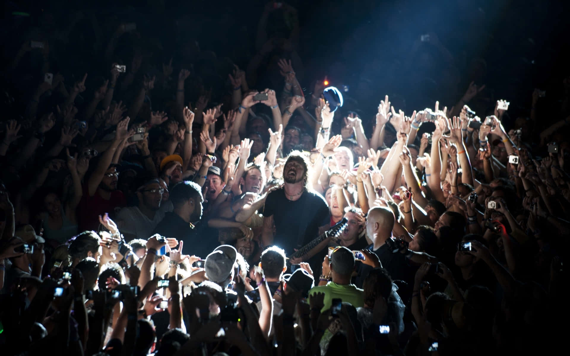 Foo Fighters, concert, stage, Full HD Desktop Wallpaper