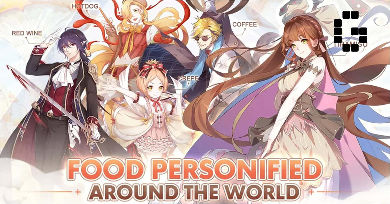 Food Fantasy, anime characters, hotdog, HD Desktop Wallpaper